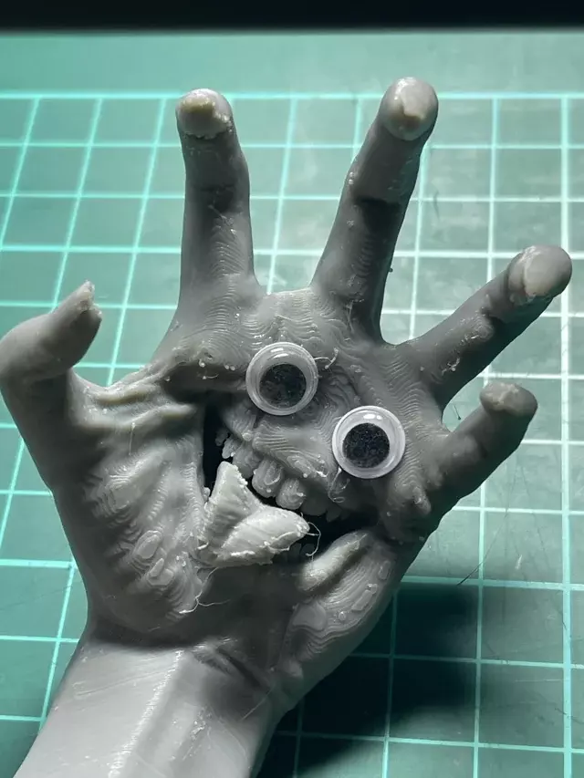 Hand Mouth thingy Free 3D print model