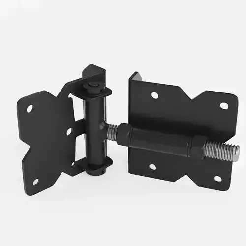 Black Vinyl Fence Gate Hinges