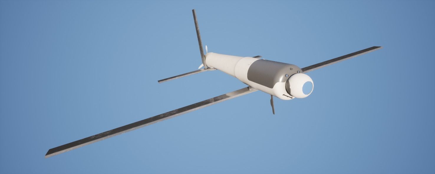 Switchblade 600 Loitering Missile Drone 3D model_2