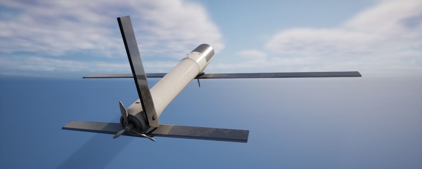 Switchblade 600 Loitering Missile Drone 3D model_3