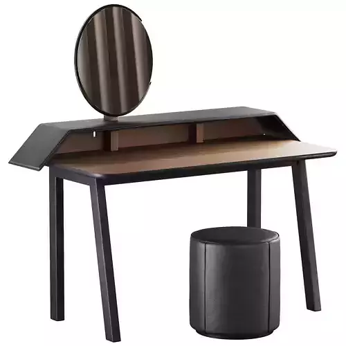 327 Vanity Desk 04 Tolda Desk by Miniforms and Mono Pouf