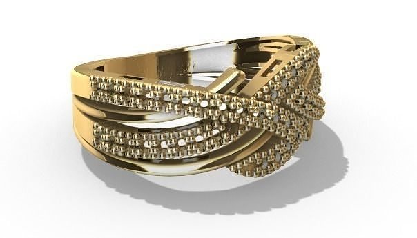 Lady Ring  anillo para dama SM 3D print model