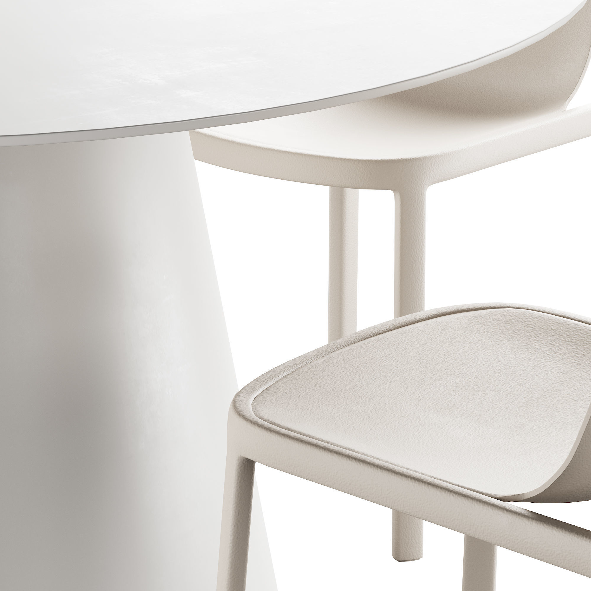 329 Circula Dining Table and Decade Chair by bludot 3D model_8