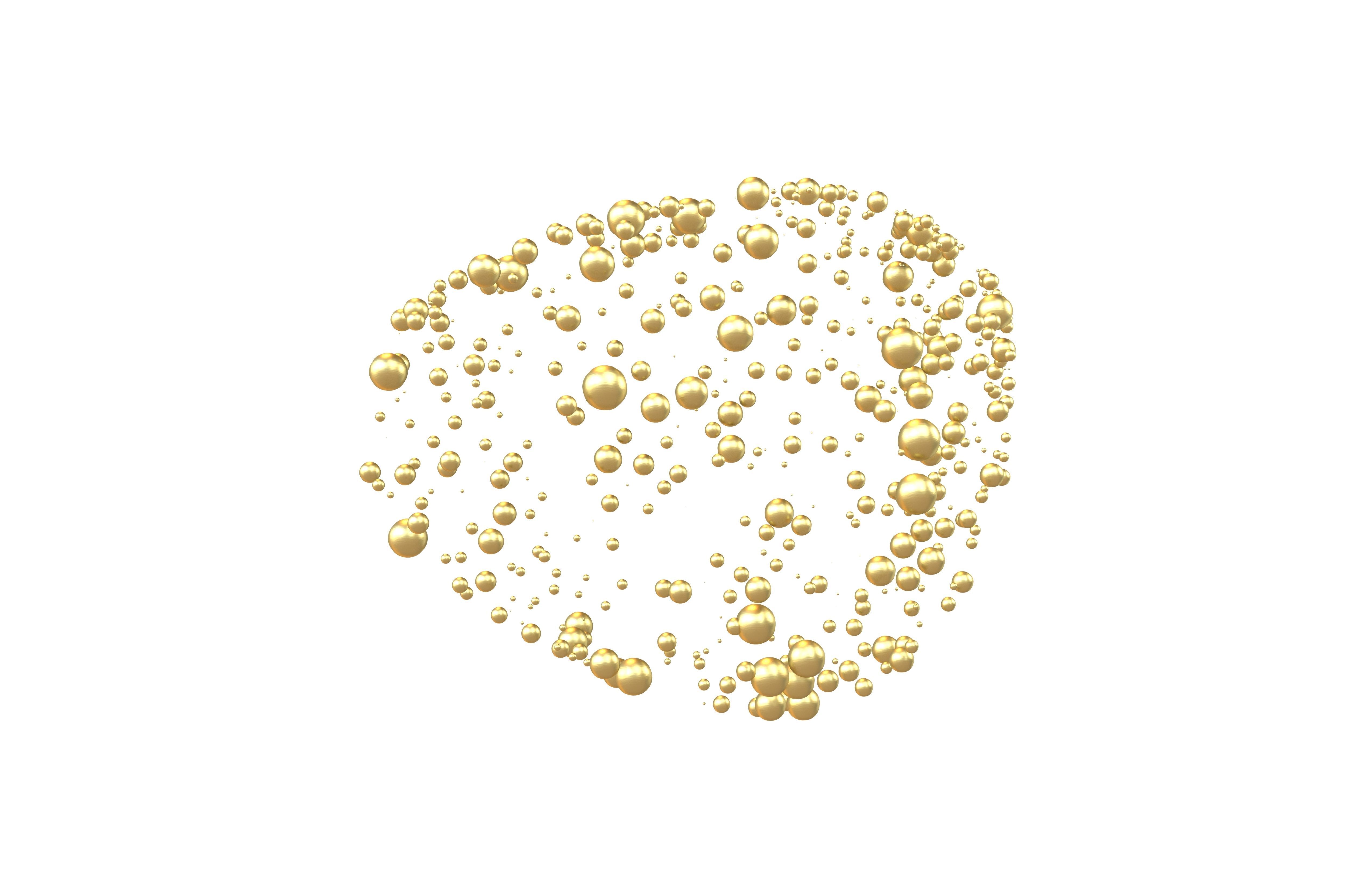 Abstract Shape Dot Style V1 001 Low-poly 3D model_3