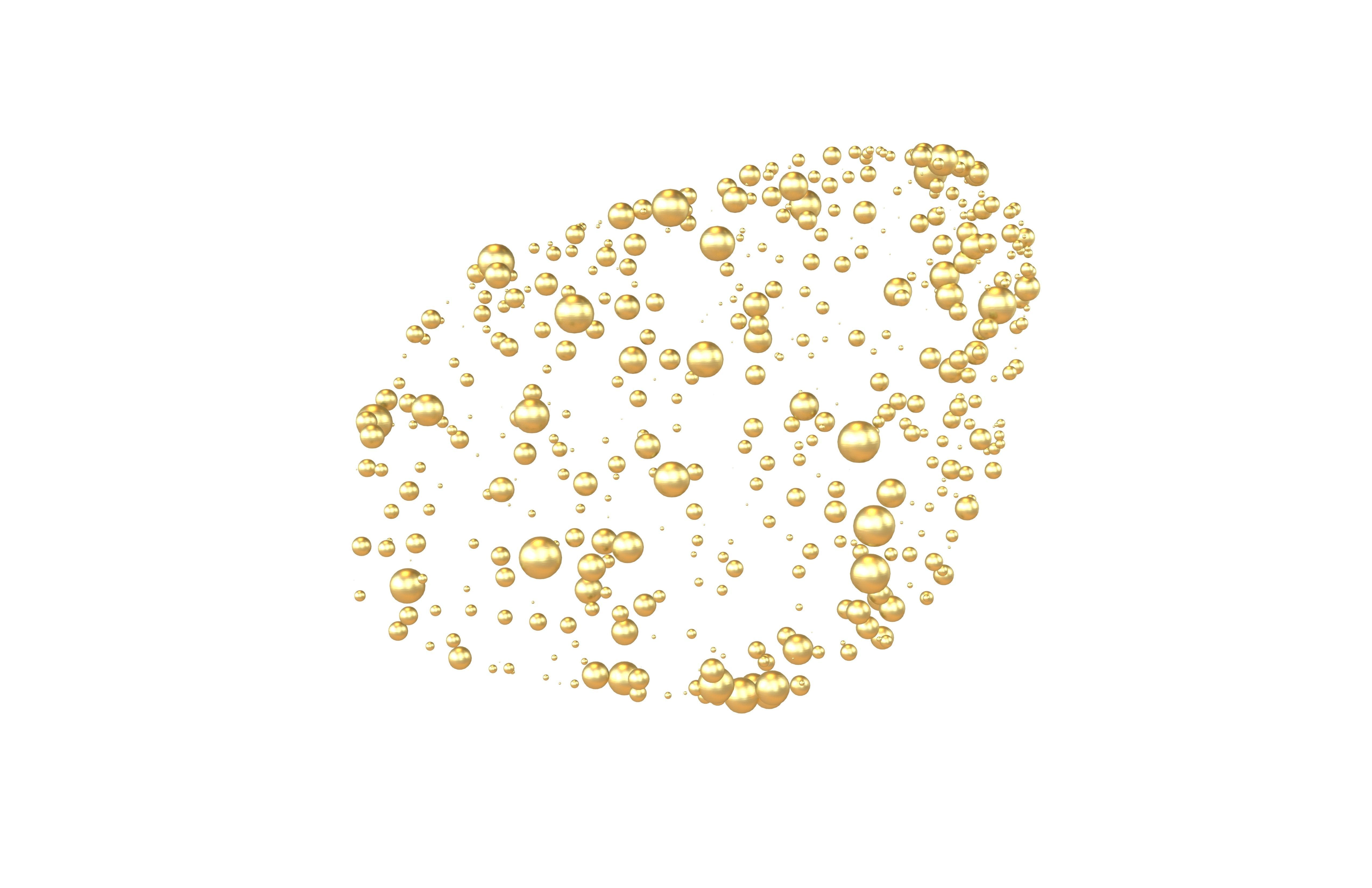 Abstract Shape Dot Style V1 001 Low-poly 3D model_1