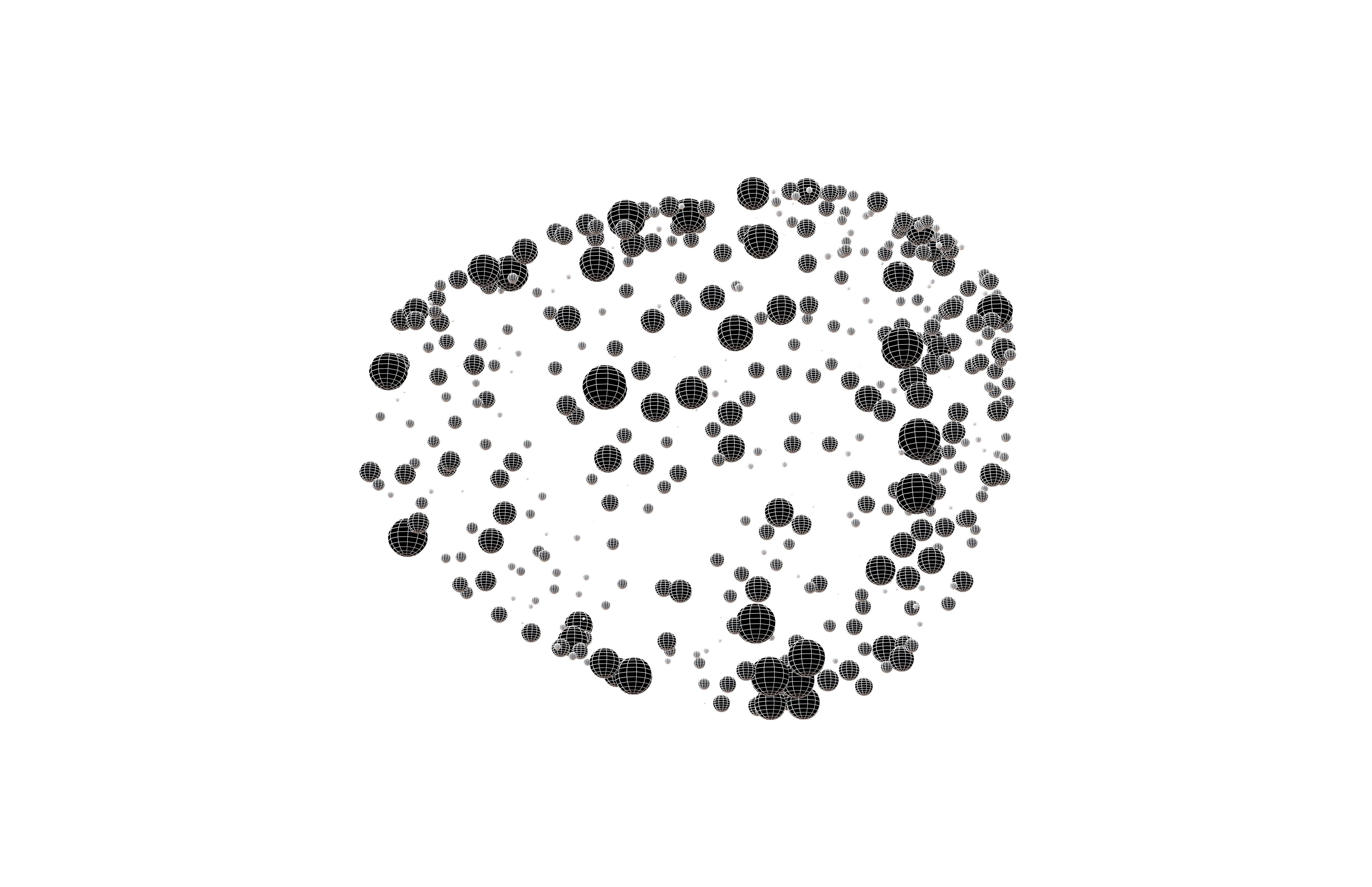 Abstract Shape Dot Style V1 003 Low-poly 3D model_7