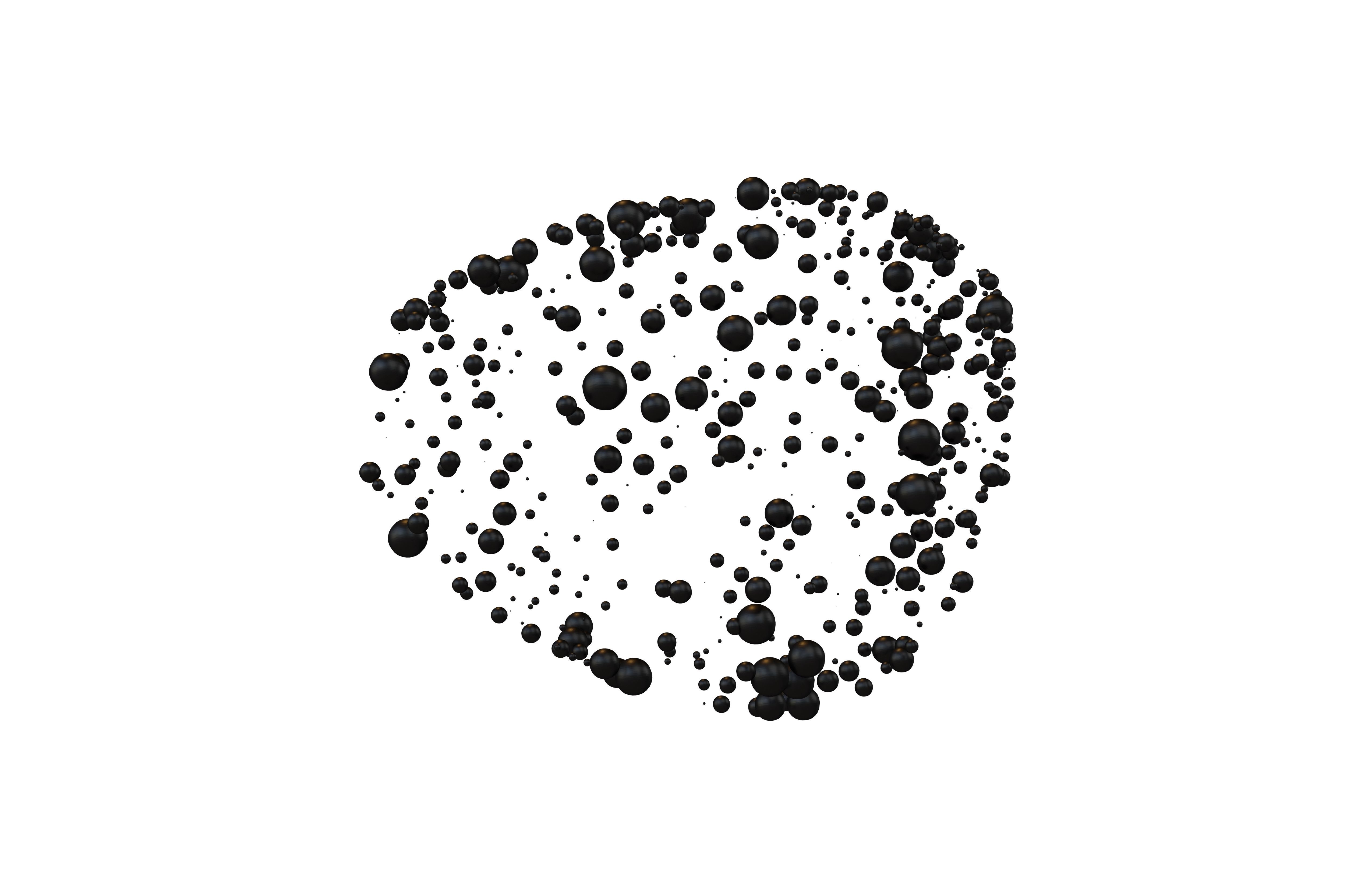 Abstract Shape Dot Style V1 003 Low-poly 3D model_3