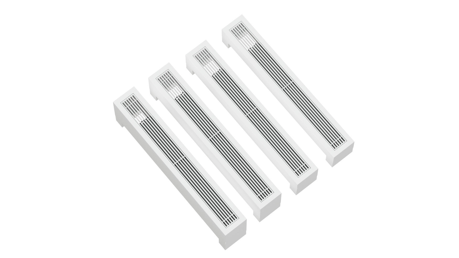 Floor convector Carrera FRH 3D model_2