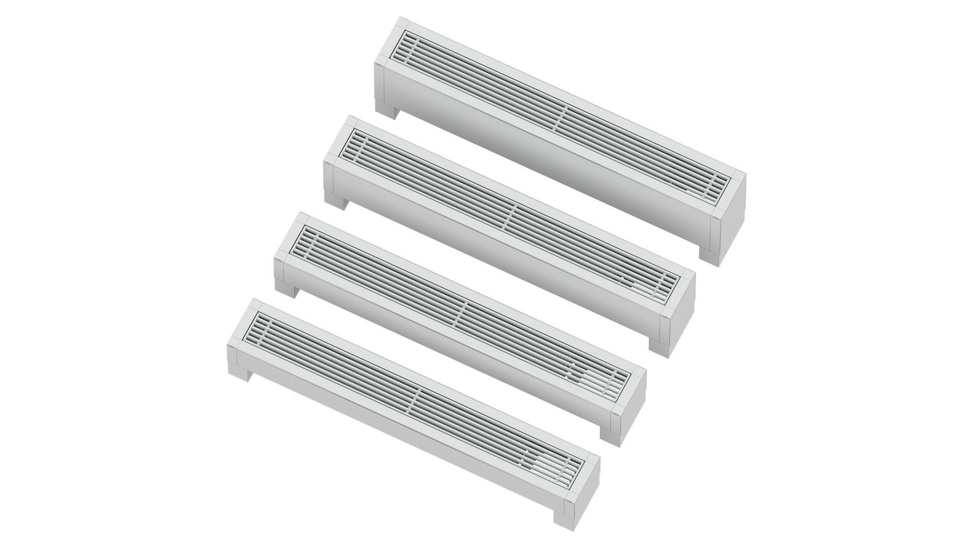 Floor convector Carrera FRH 3D model_8