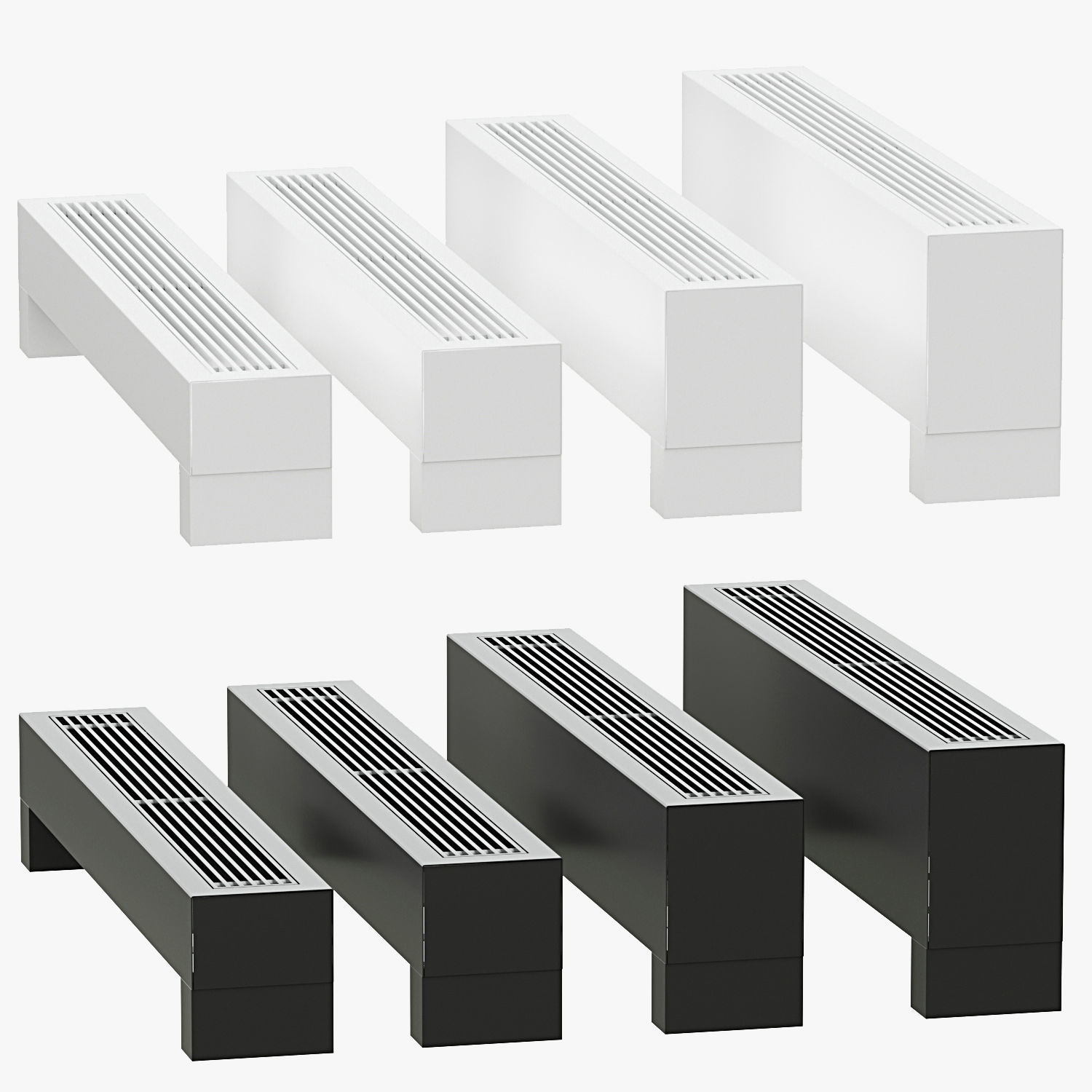 Floor convector Carrera FRH 3D model_6