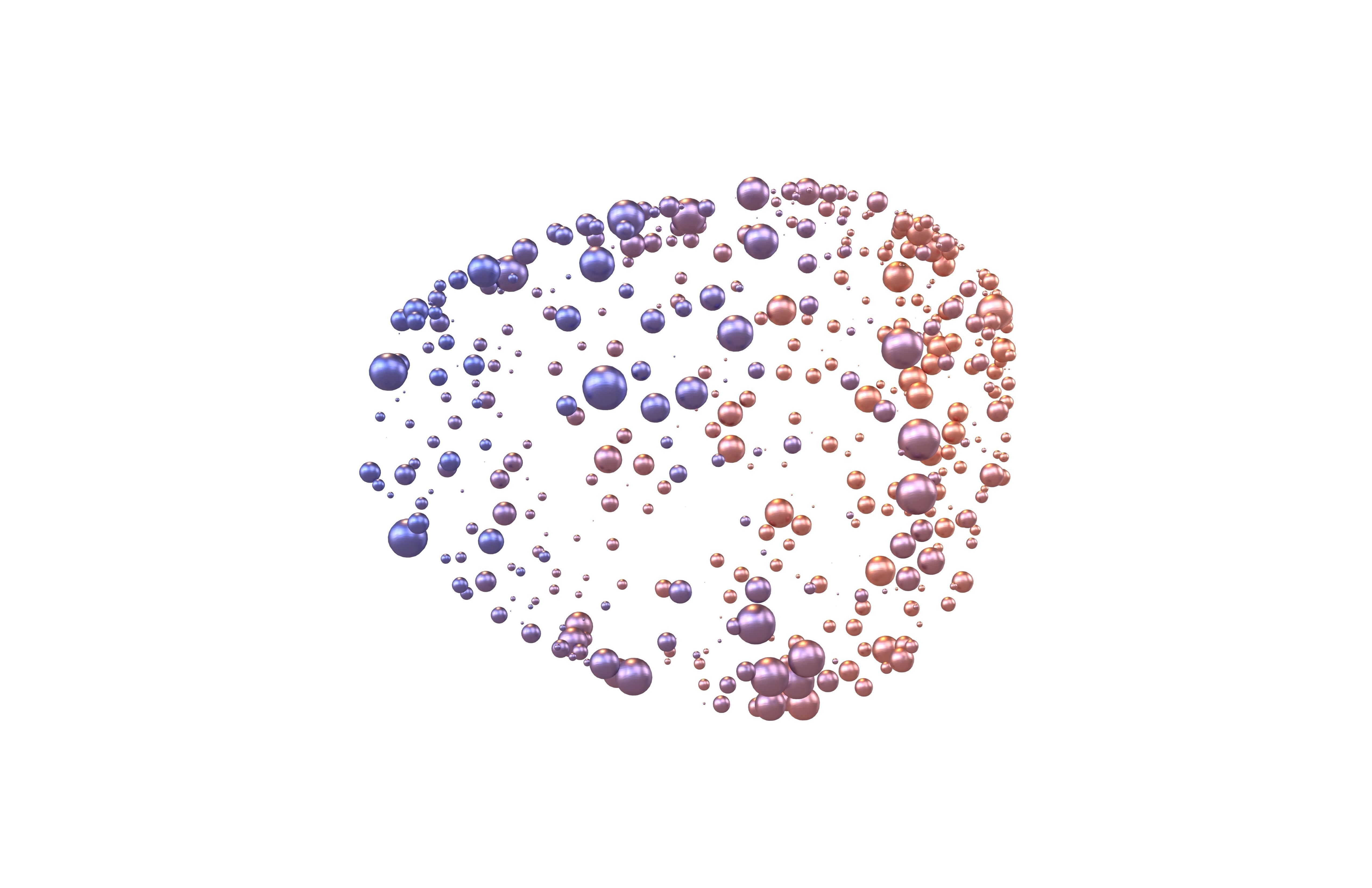 Abstract Shape Dot Style V1 004 Low-poly 3D model_3