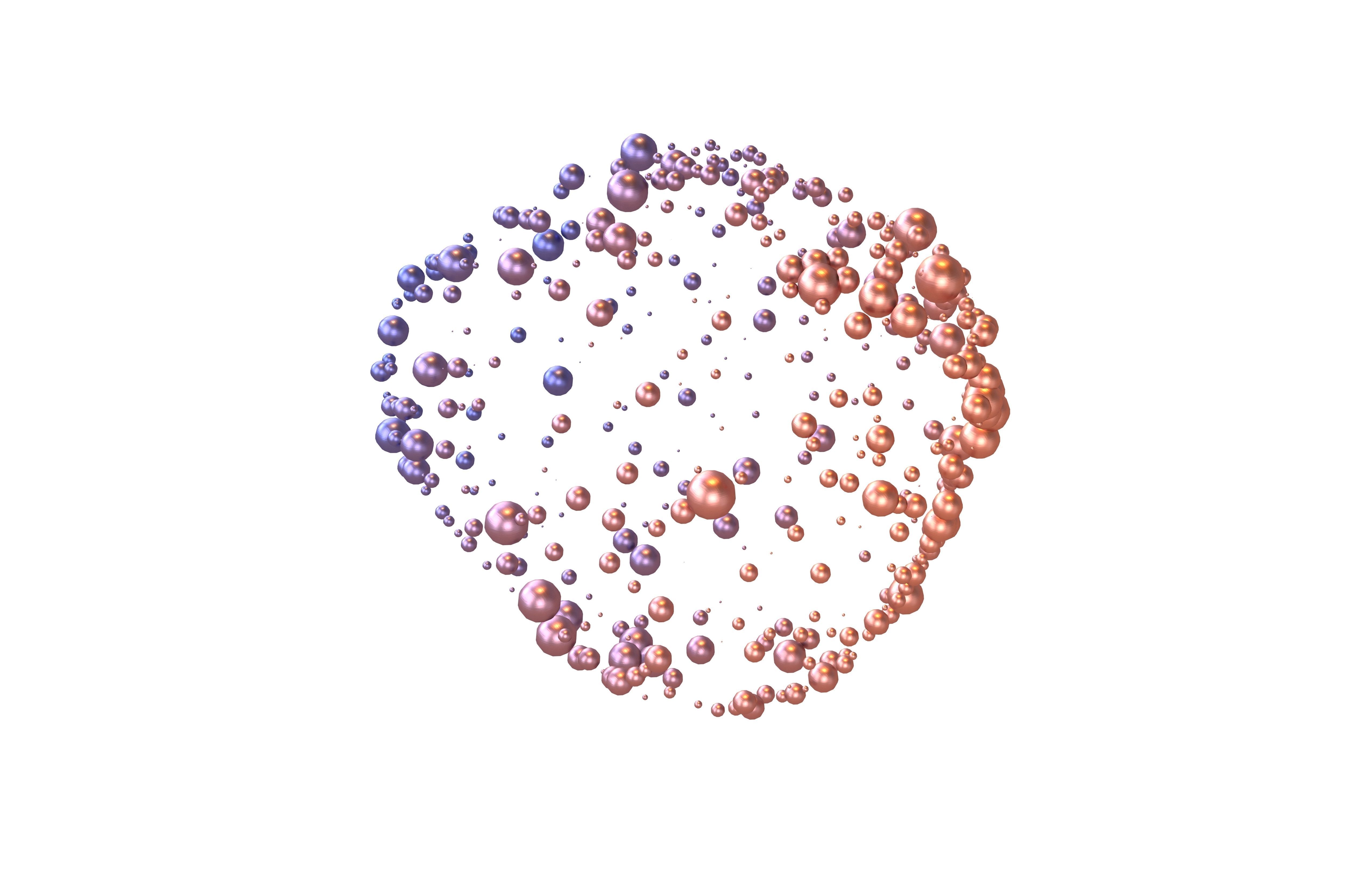 Abstract Shape Dot Style V1 004 Low-poly 3D model_2