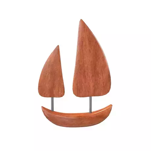 Boat Ornament V1 001