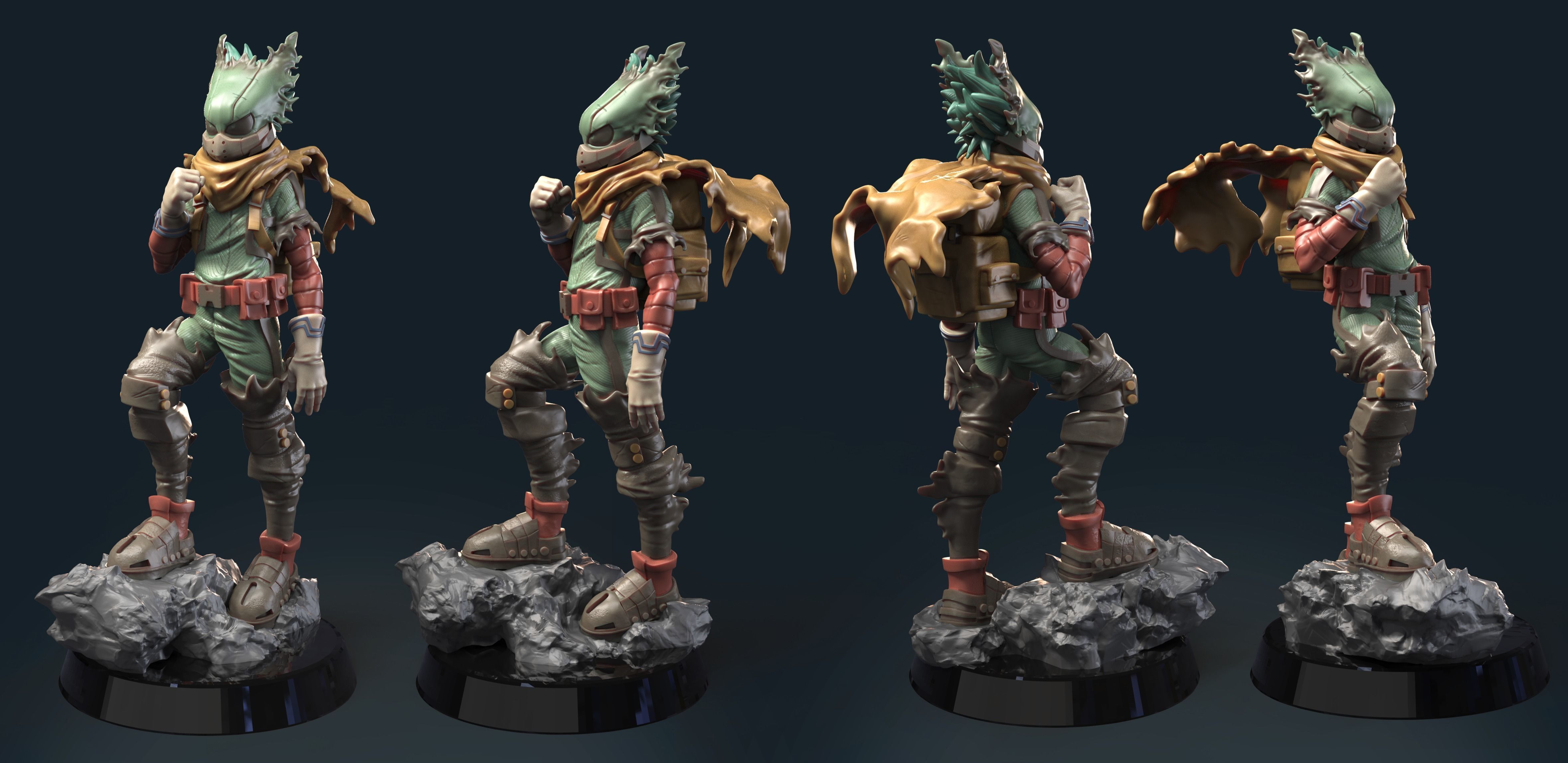 vigilante deku for 3Dprint 3D print model_13