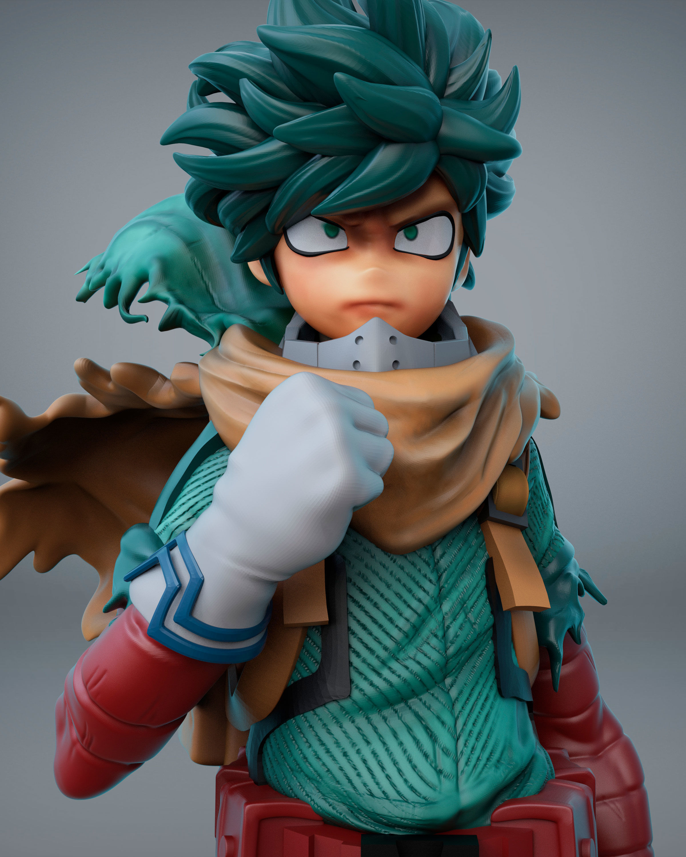 vigilante deku for 3Dprint 3D print model_1