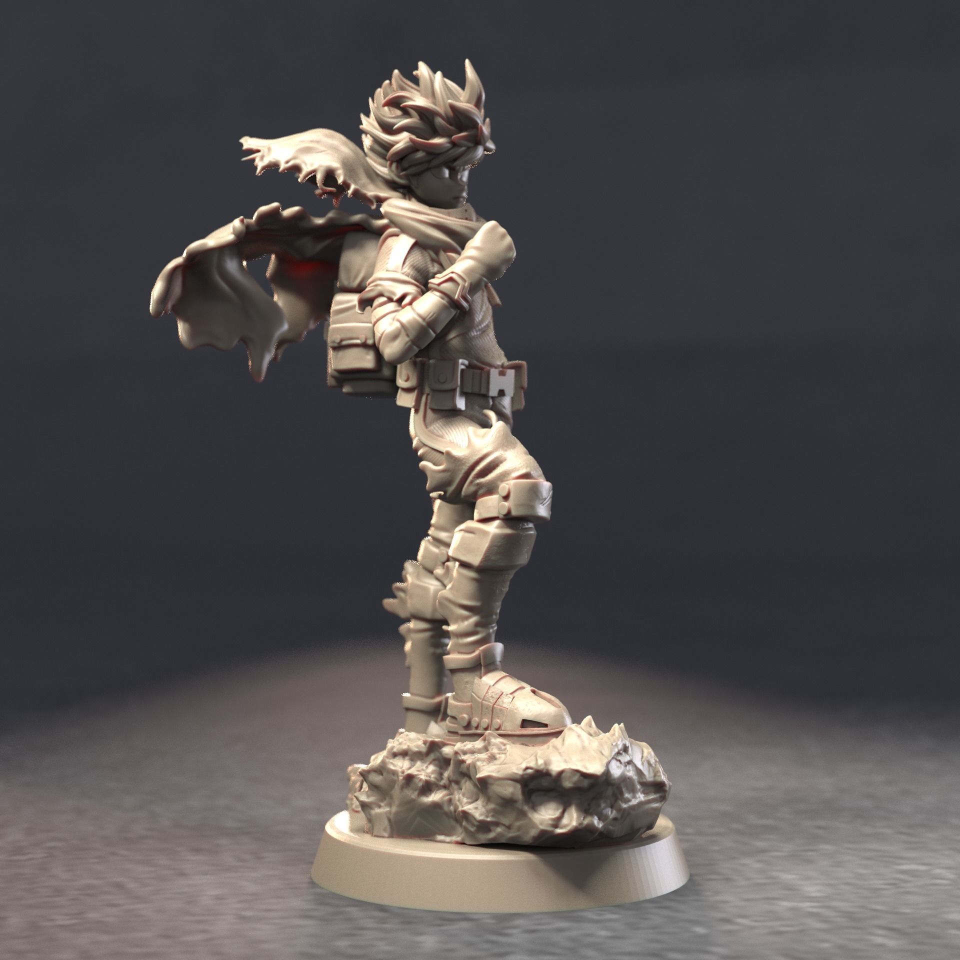 vigilante deku for 3Dprint 3D print model_12