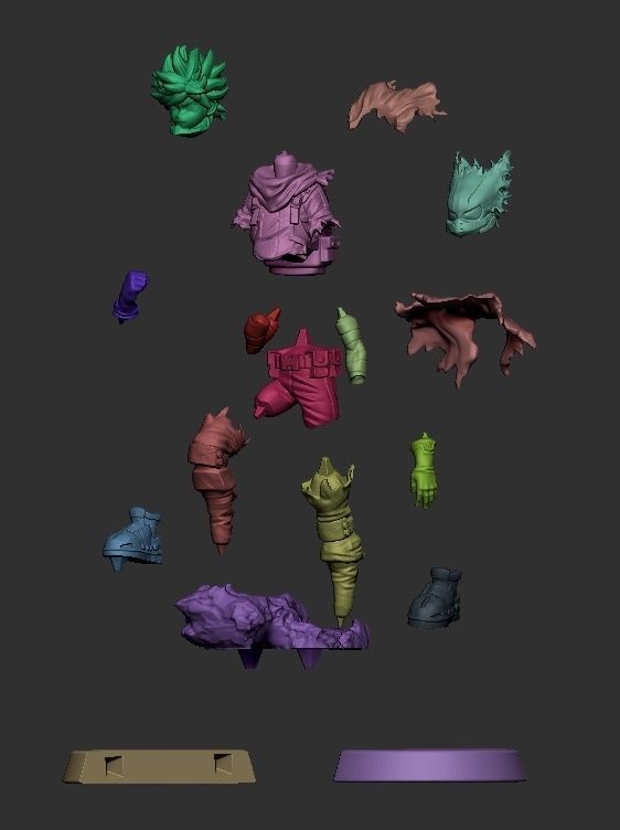 vigilante deku for 3Dprint 3D print model_16