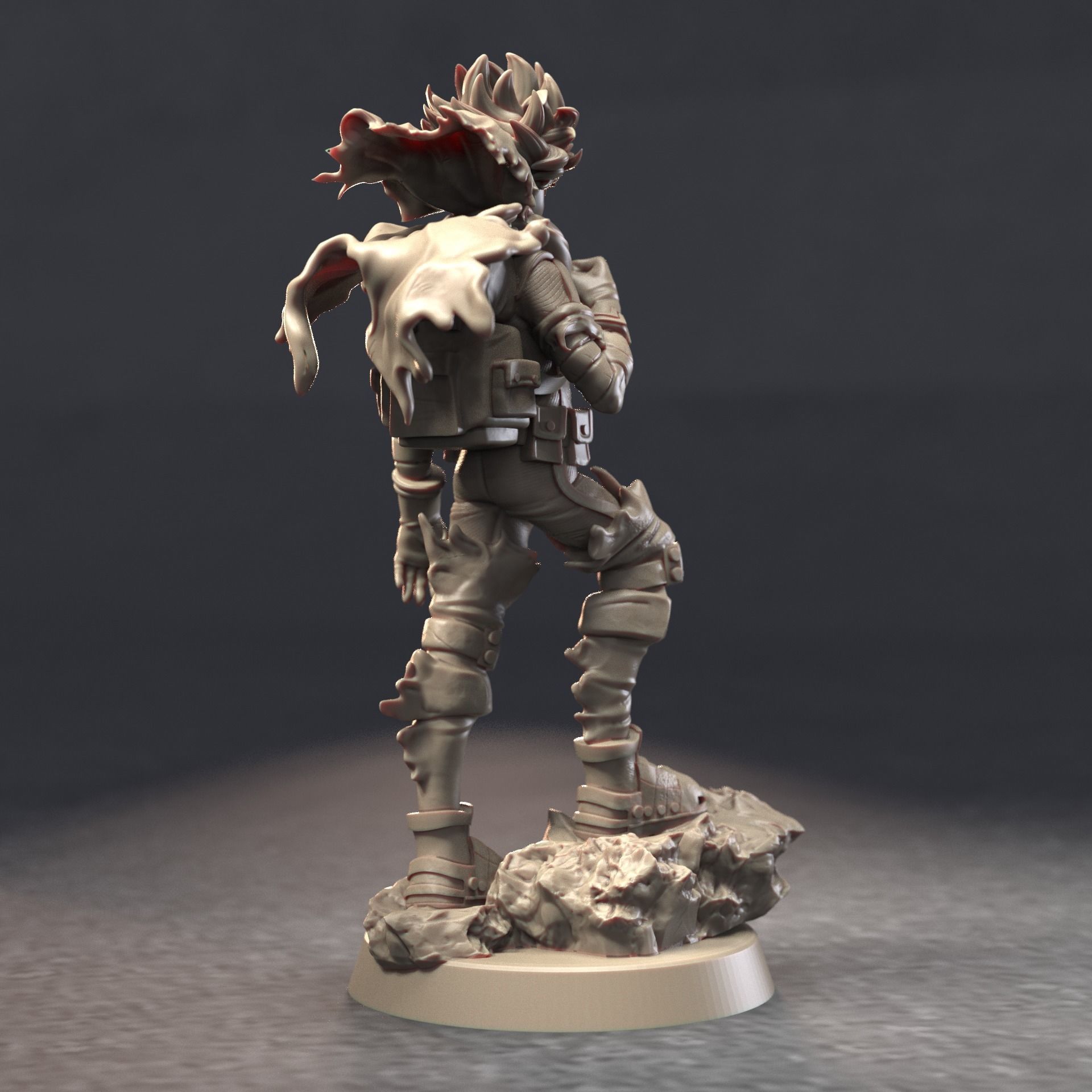 vigilante deku for 3Dprint 3D print model_10