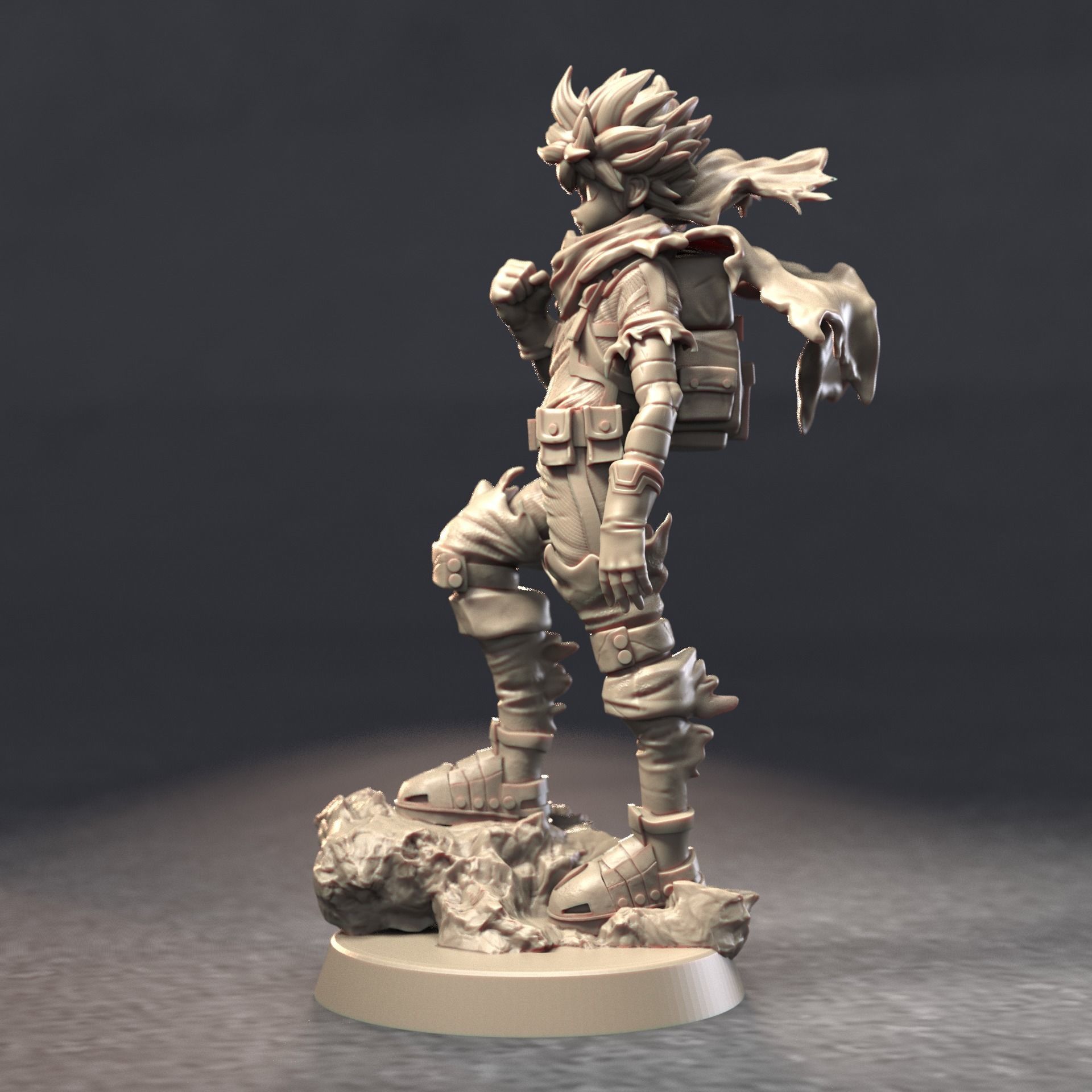 vigilante deku for 3Dprint 3D print model_11