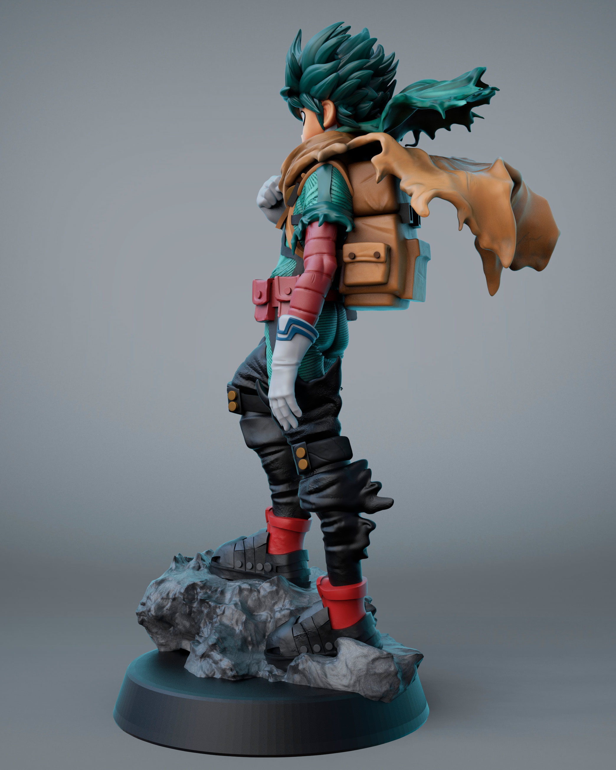 vigilante deku for 3Dprint 3D print model_4