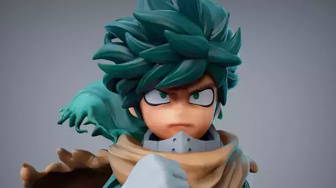 vigilante deku for 3Dprint 3D print model