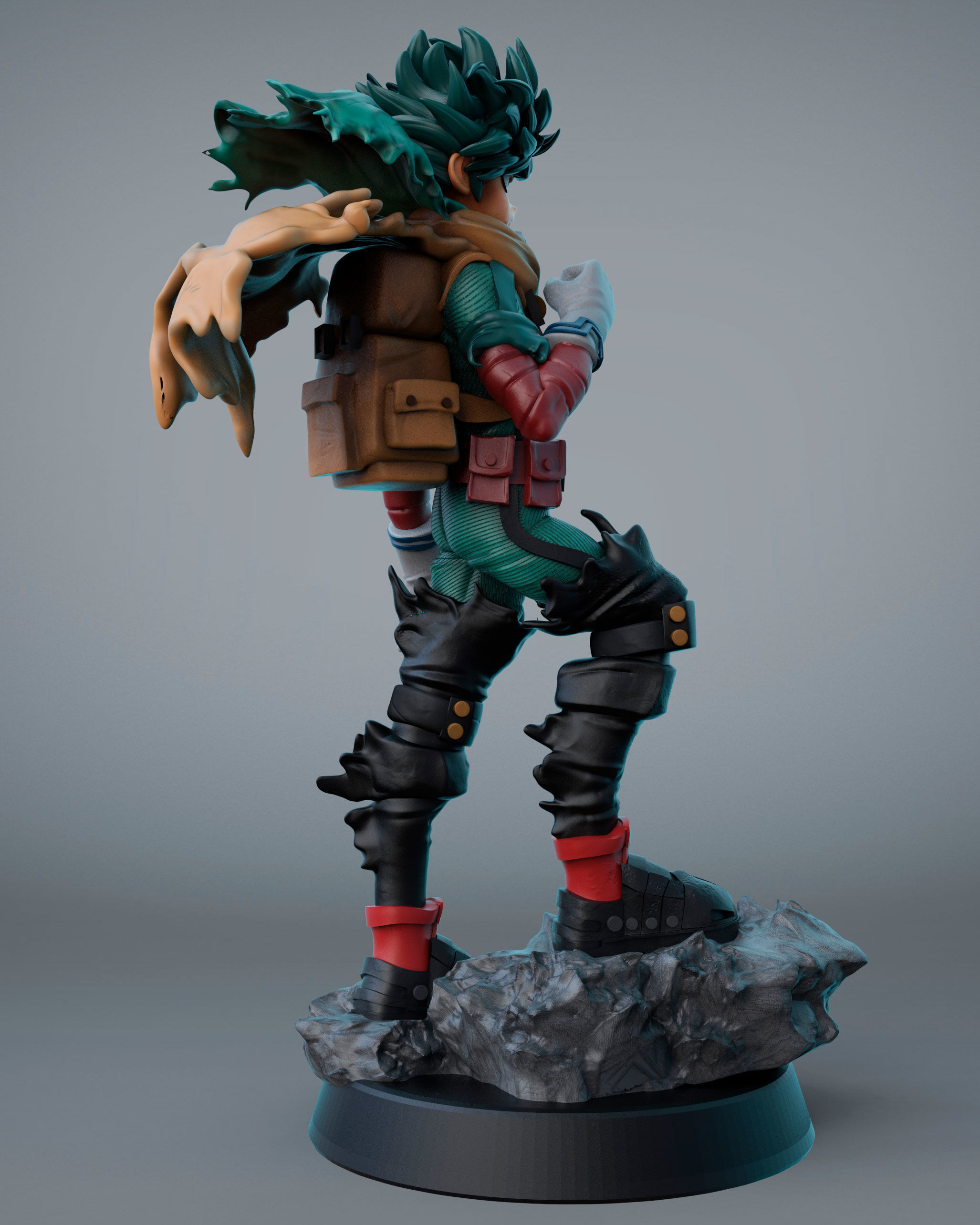 vigilante deku for 3Dprint 3D print model_5