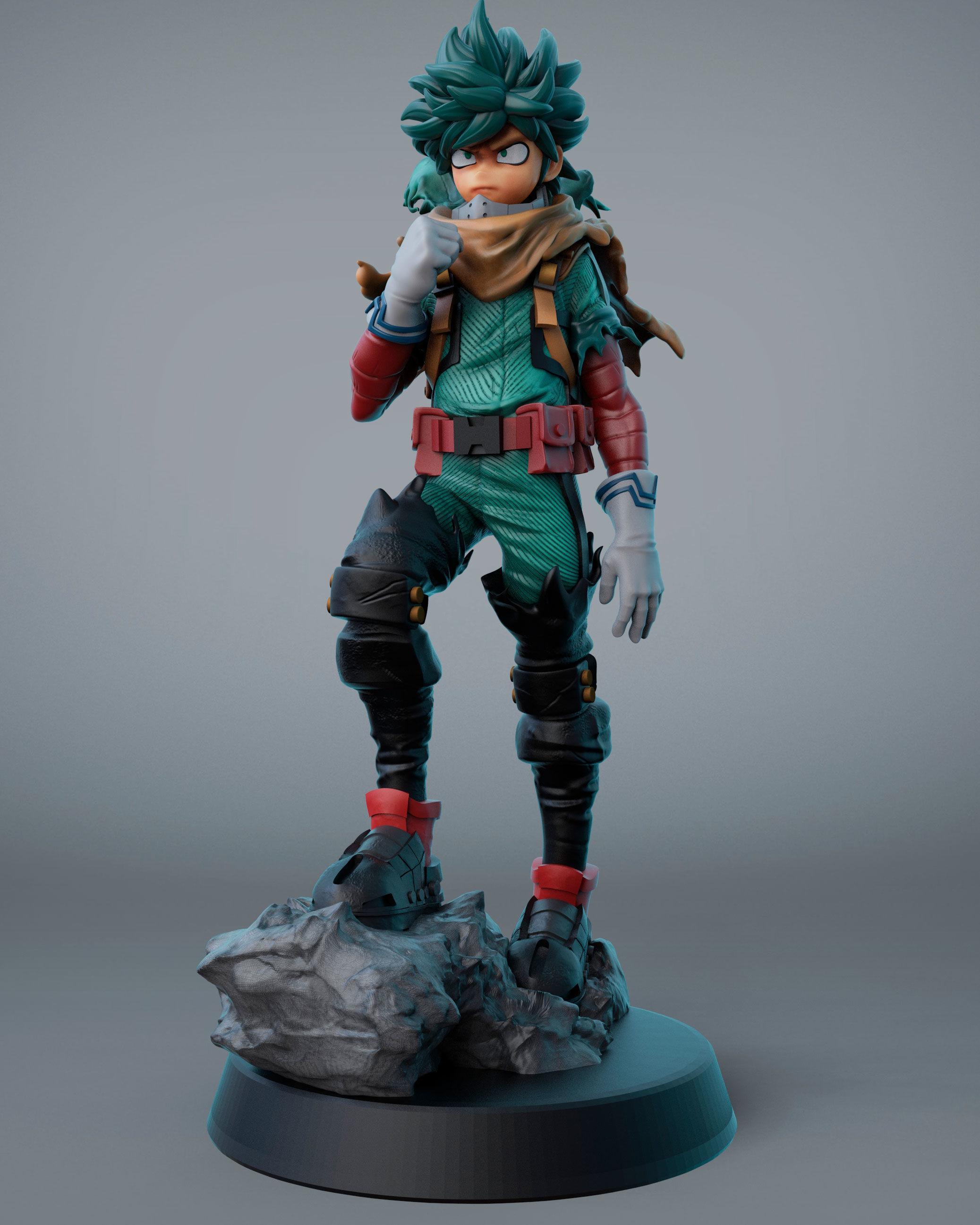 vigilante deku for 3Dprint 3D print model_2