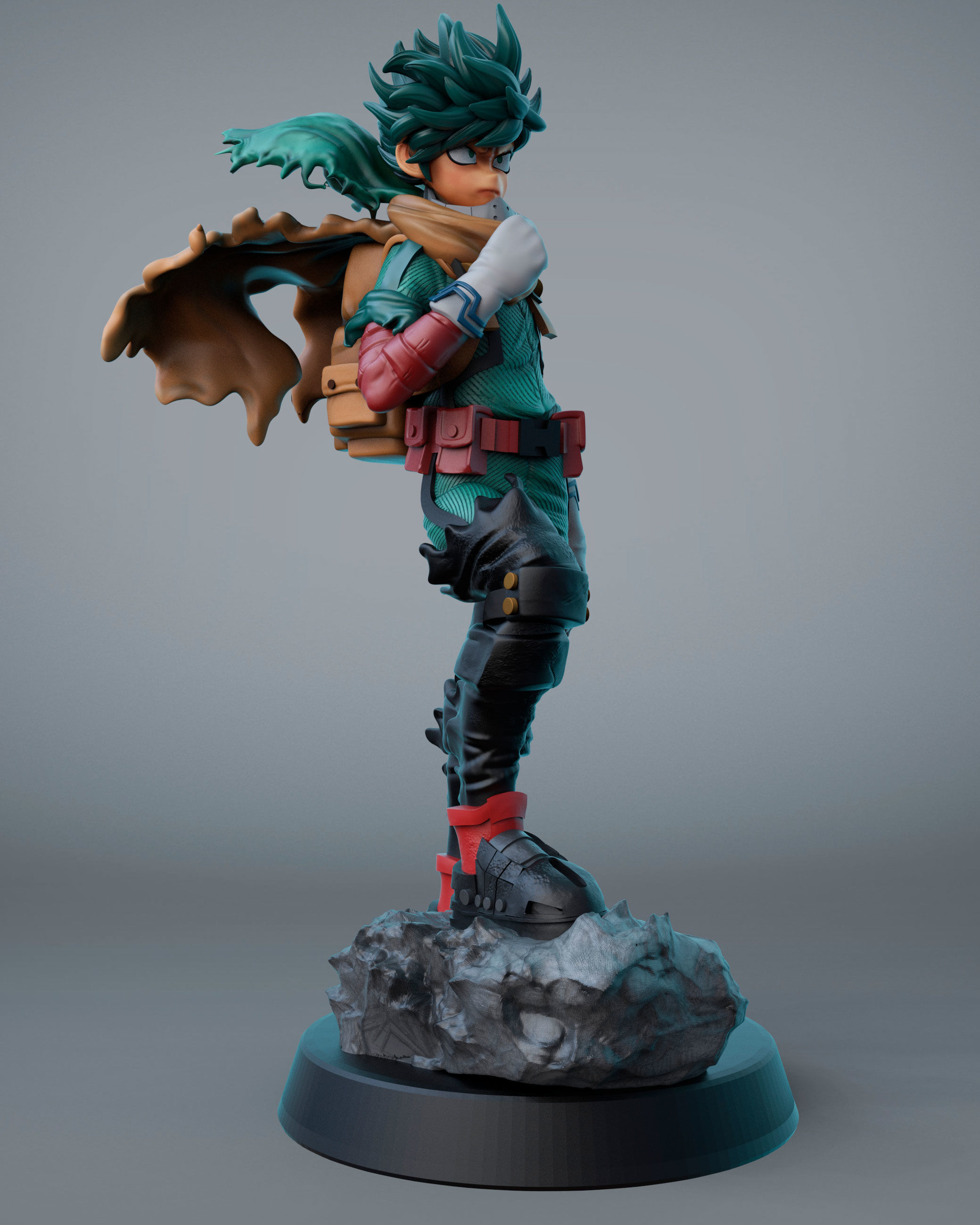 vigilante deku for 3Dprint 3D print model_6