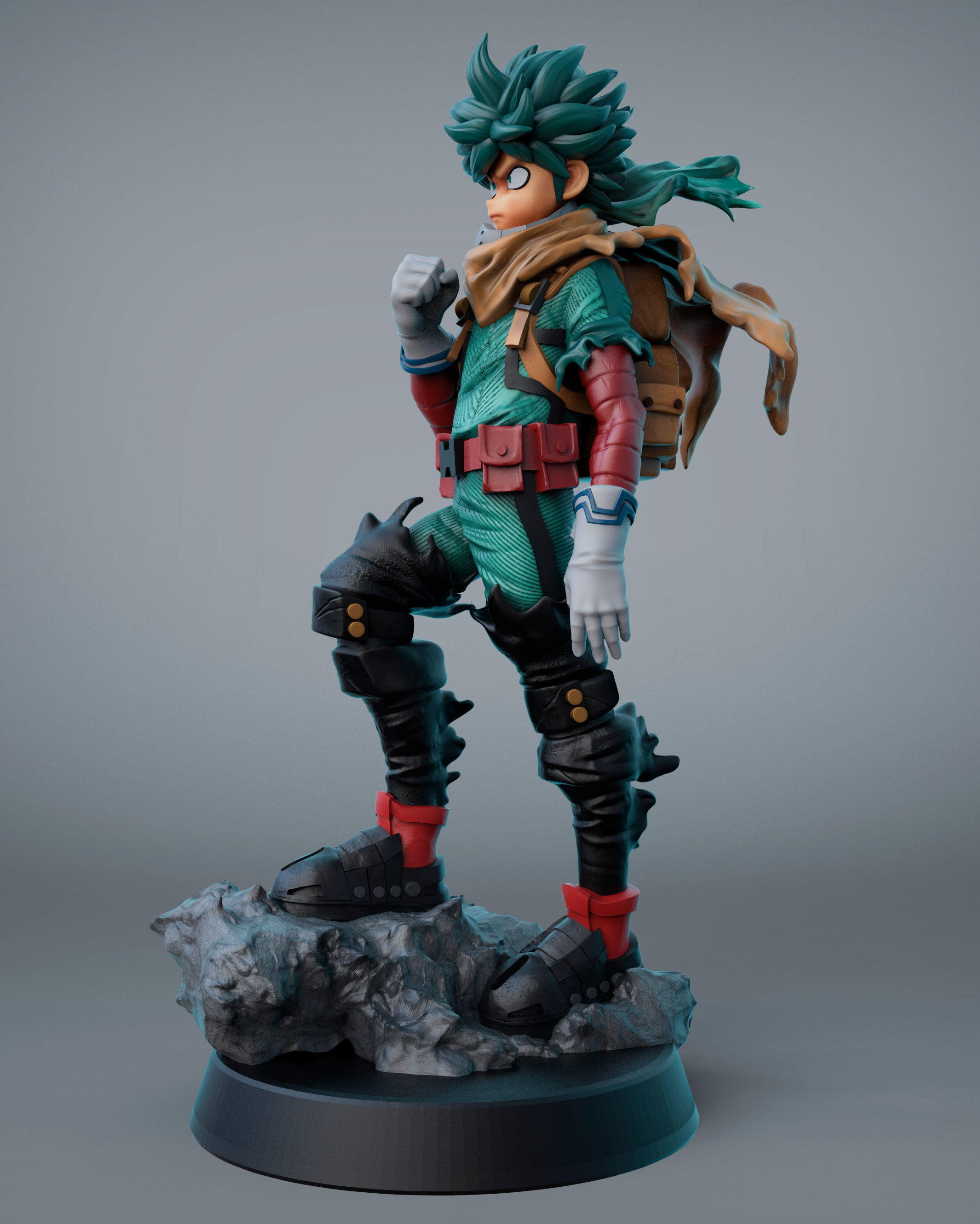 vigilante deku for 3Dprint 3D print model_3