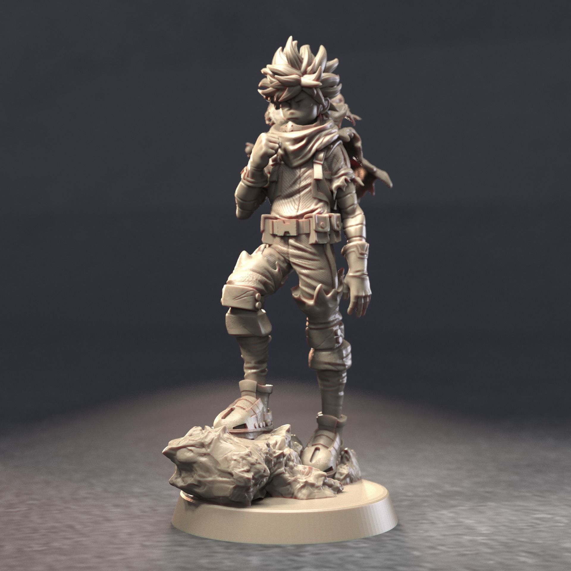 vigilante deku for 3Dprint 3D print model_9