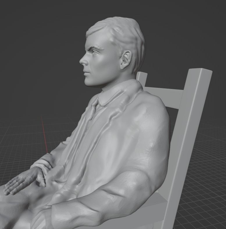 Alan Turing 3D print model_3