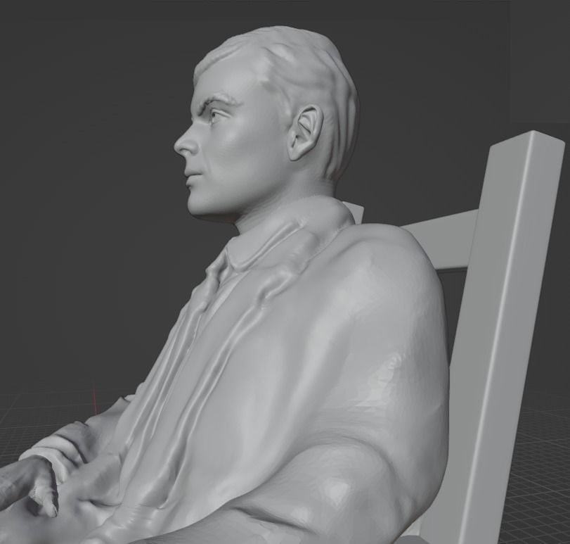 Alan Turing 3D print model_5