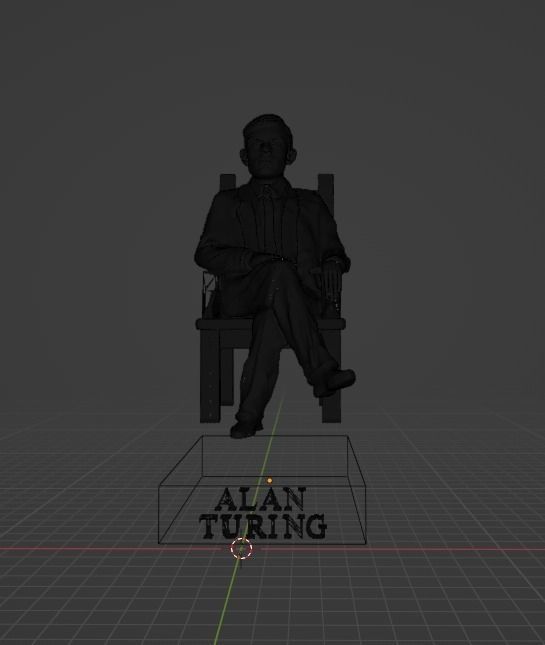 Alan Turing 3D print model_14