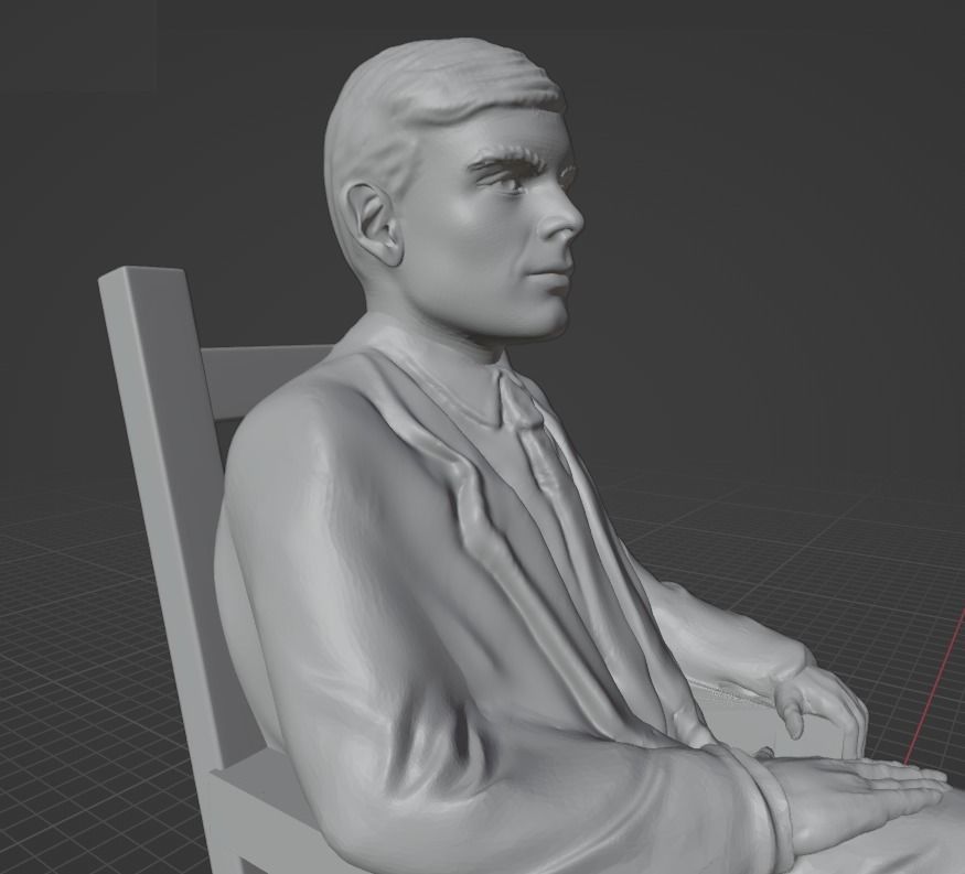 Alan Turing 3D print model_2