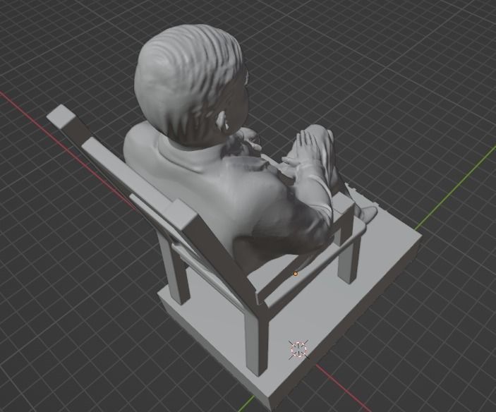 Alan Turing 3D print model_19