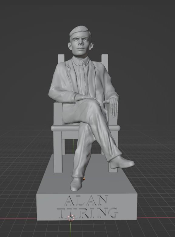 Alan Turing 3D print model_11
