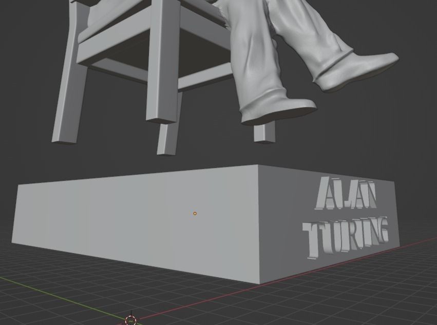 Alan Turing 3D print model_12