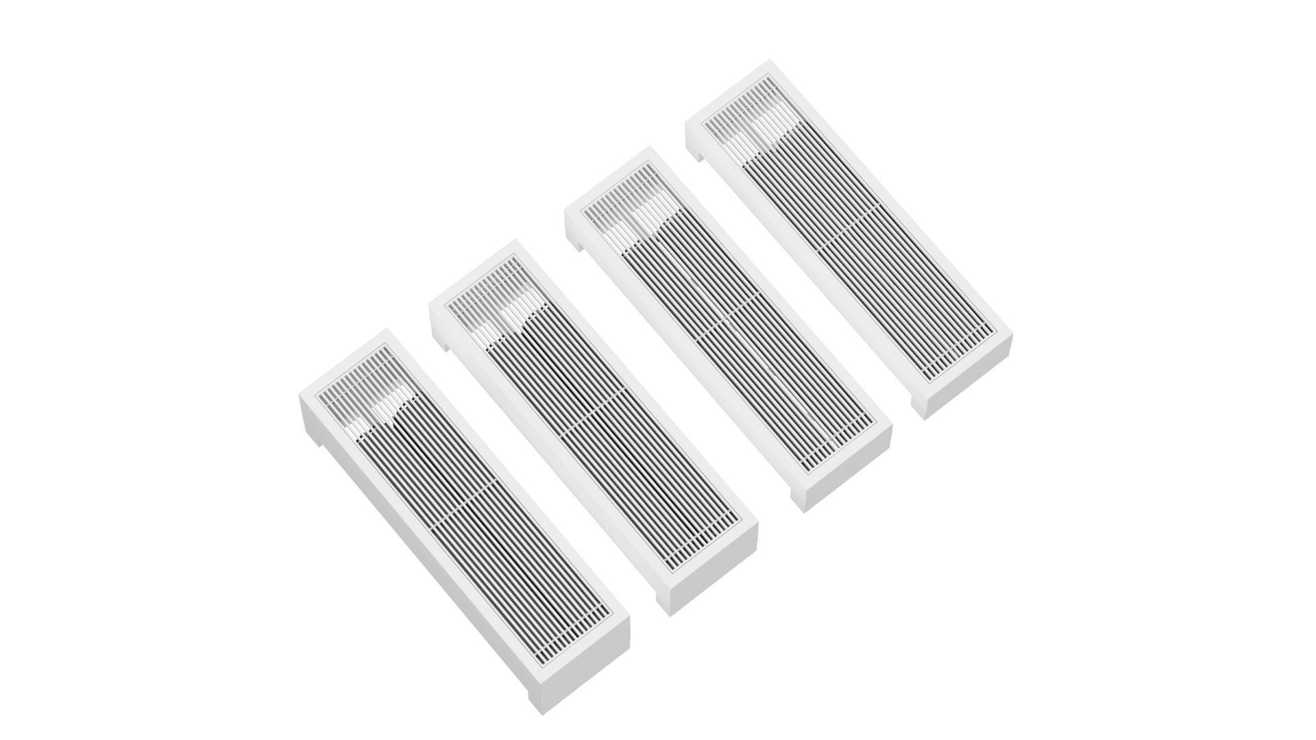 Floor convector Carrera FR2H 3D model_2
