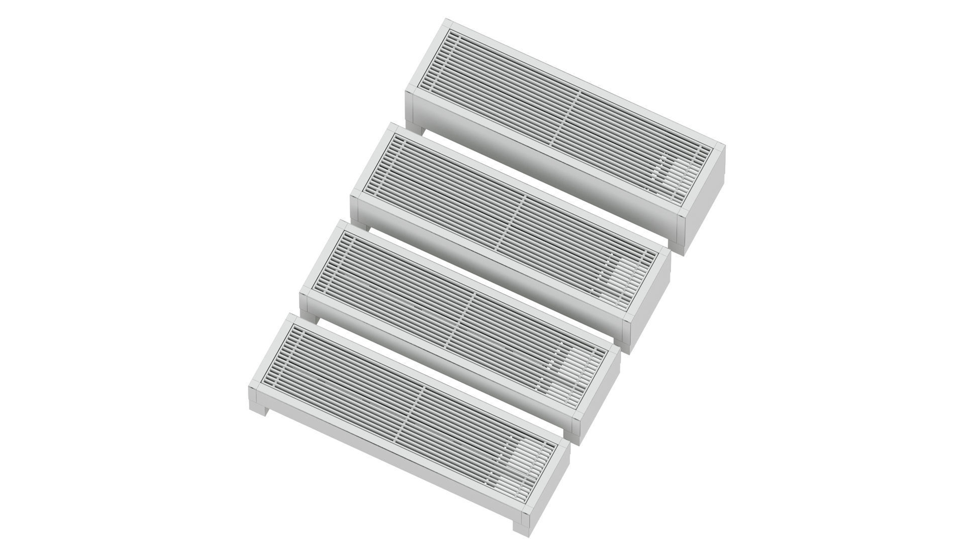 Floor convector Carrera FR2H 3D model_7