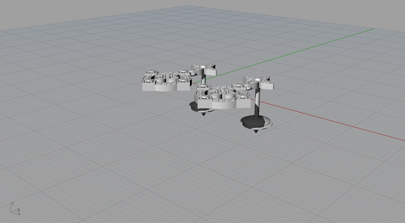 Louis Vuitton Earring 3D print model_9