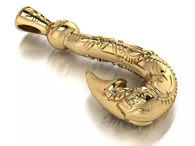 hook pendant  3D print model