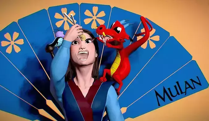 Mulan disney 3D print model