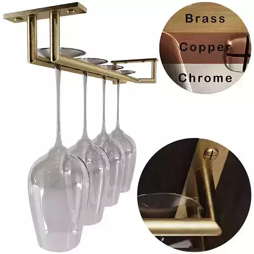 Linear Bar Glass Hanger