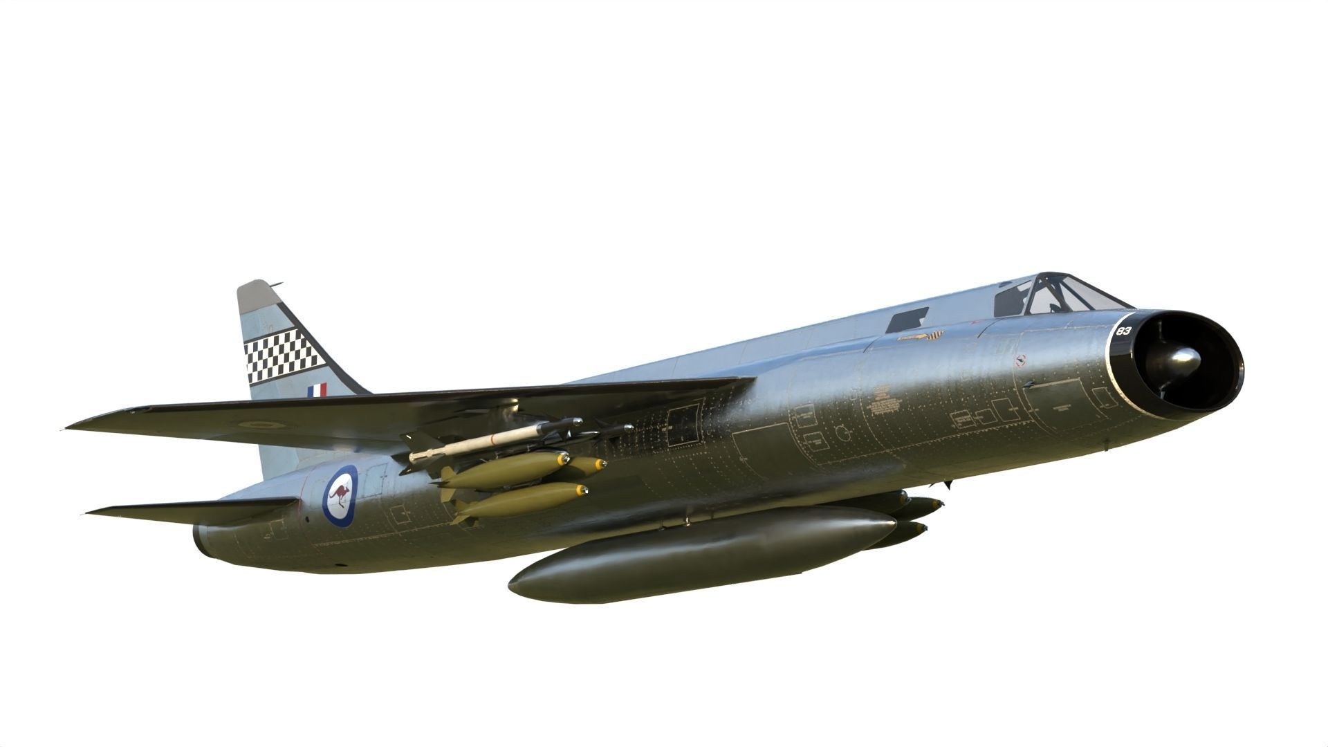 Commonwealth CA-23 Fighter 3D model_8