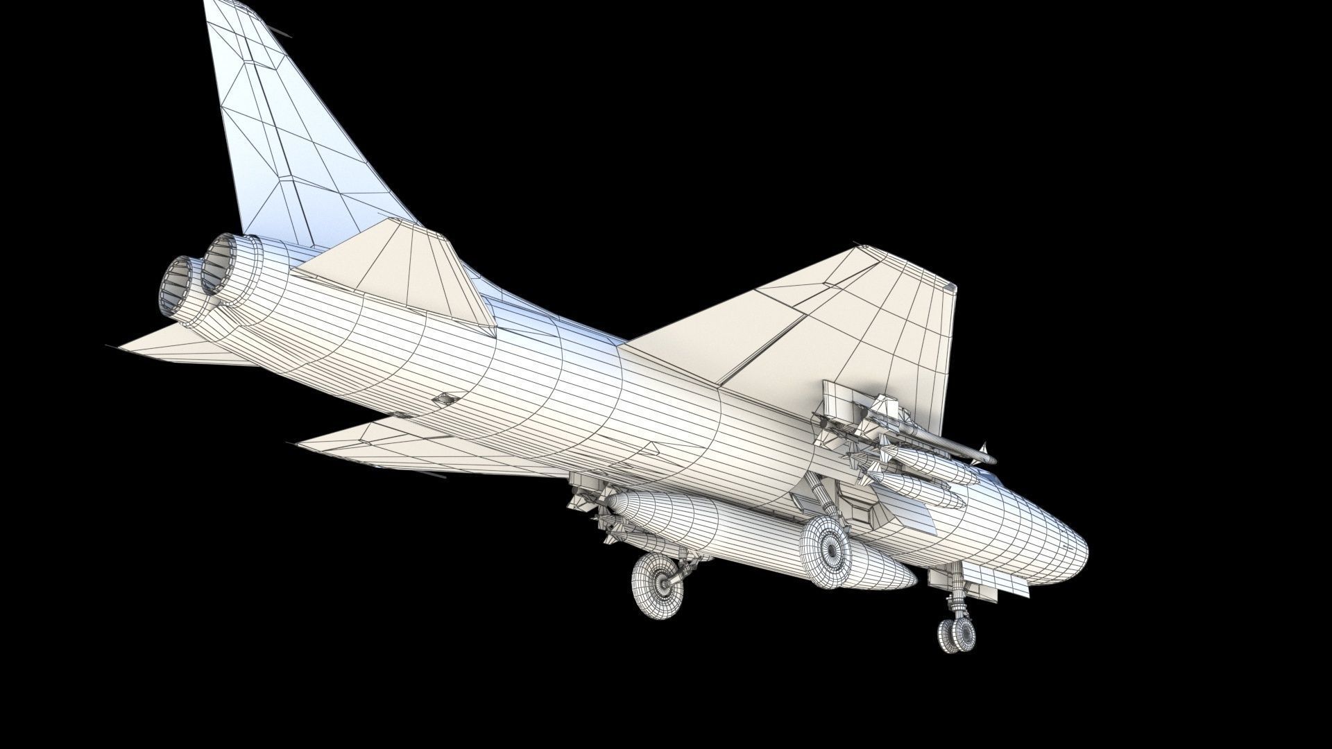 Commonwealth CA-23 Fighter 3D model_26