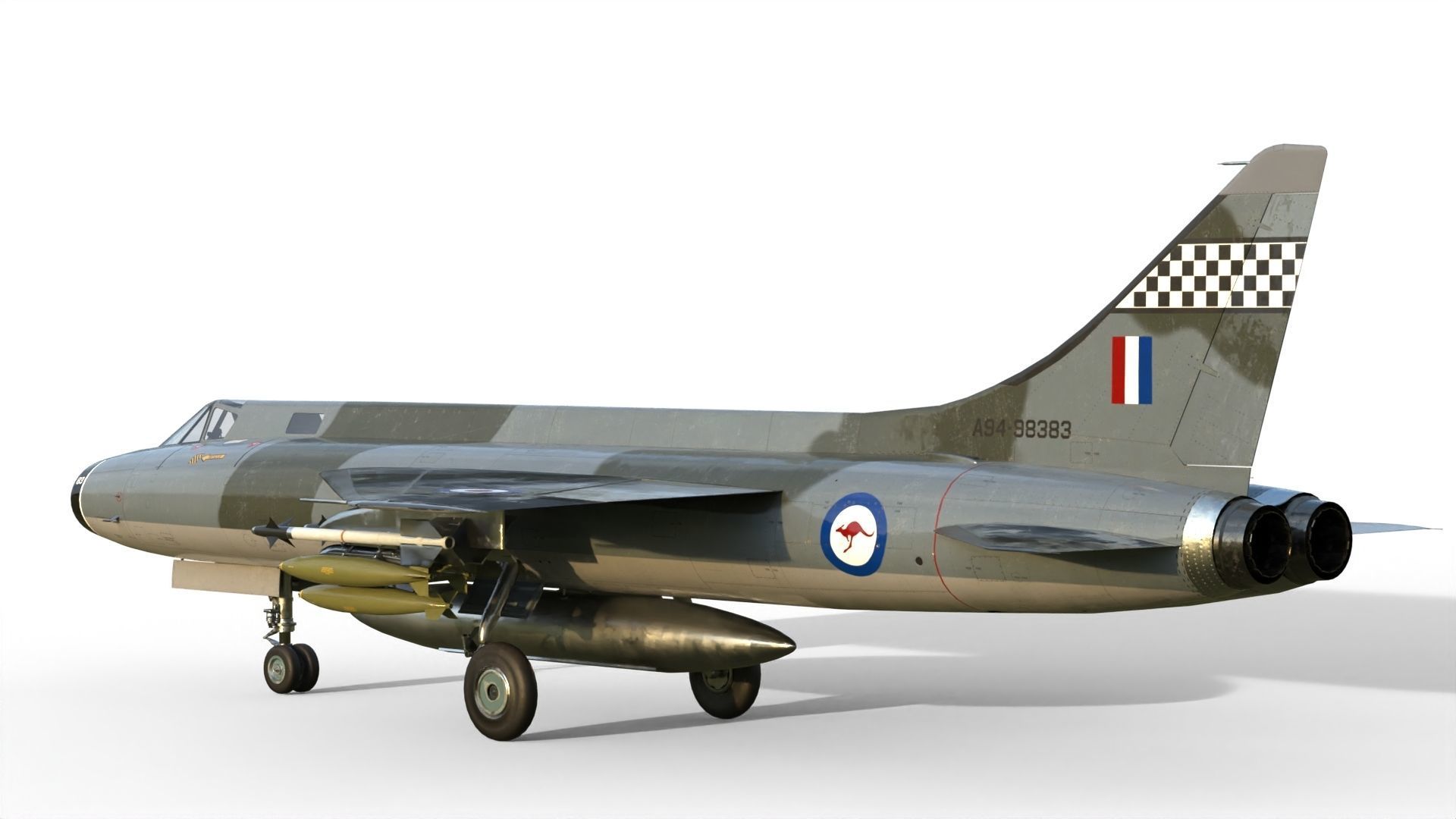 Commonwealth CA-23 Fighter 3D model_6