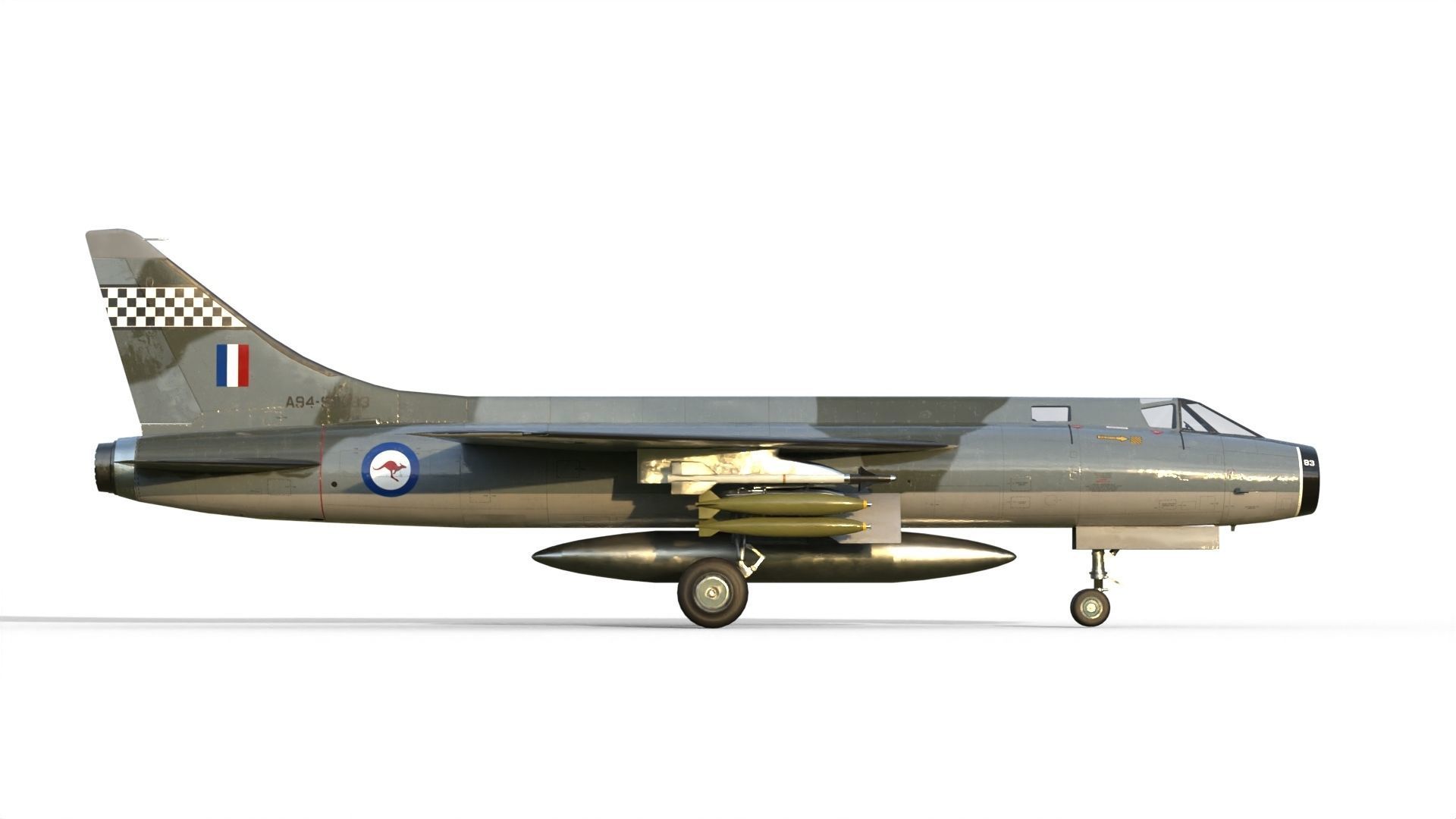 Commonwealth CA-23 Fighter 3D model_3