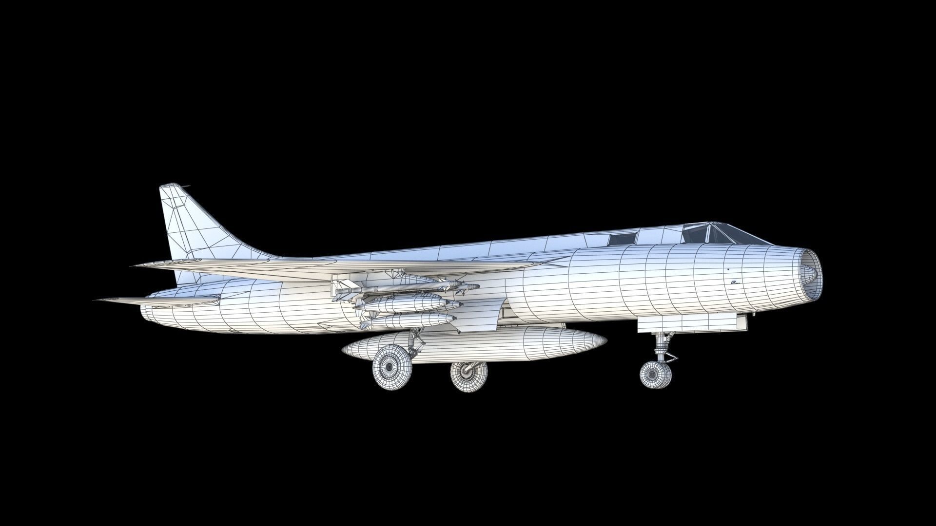 Commonwealth CA-23 Fighter 3D model_24