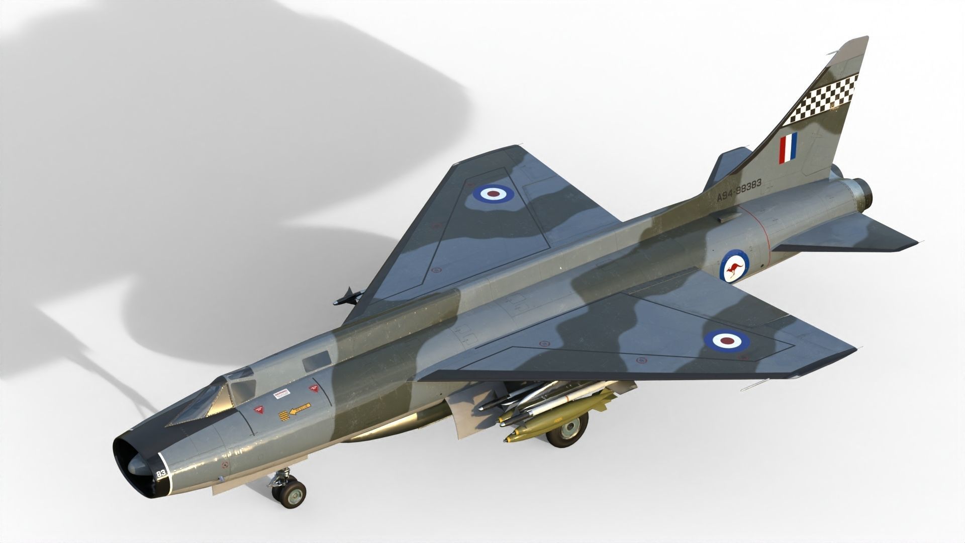 Commonwealth CA-23 Fighter 3D model_5