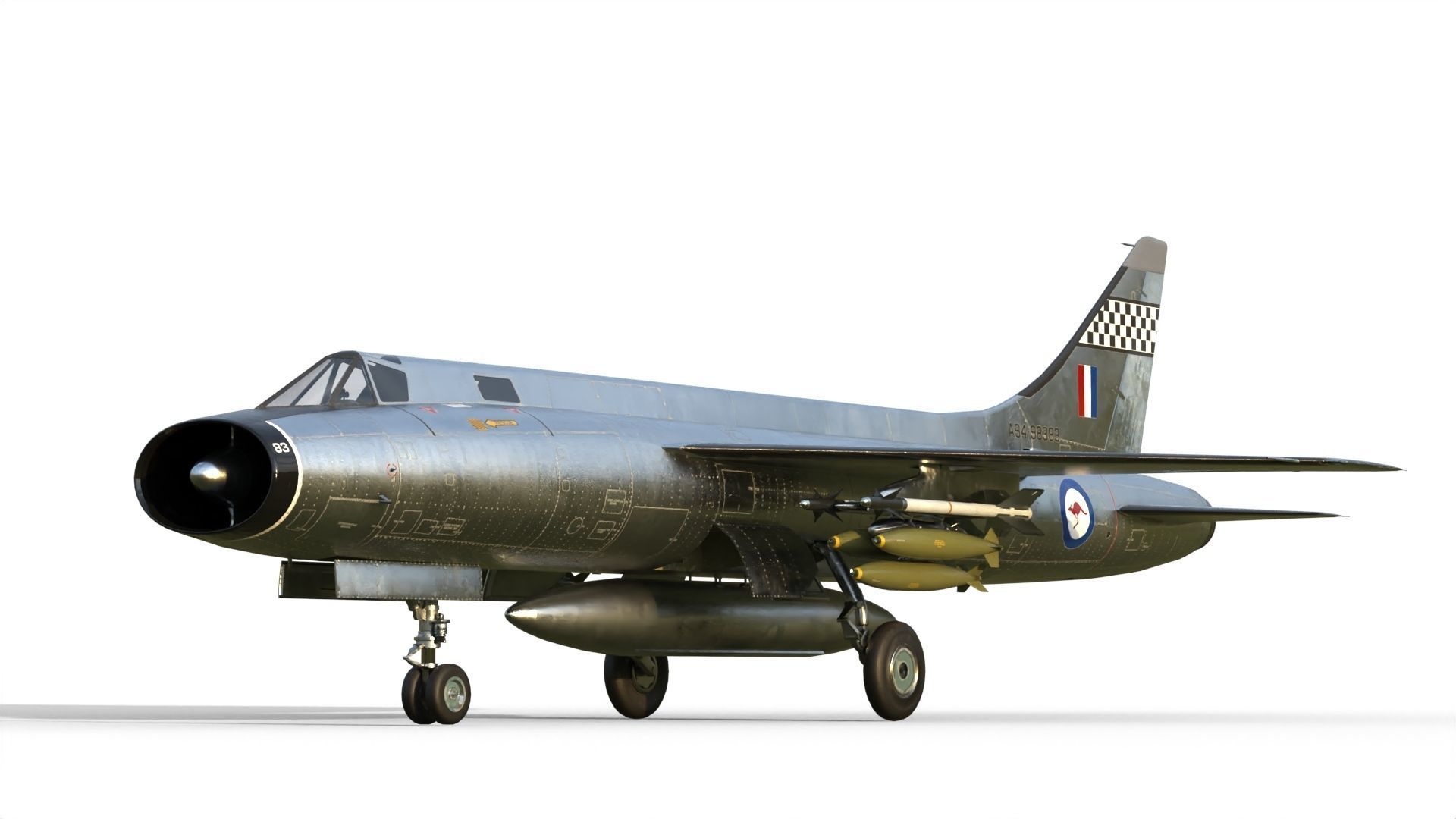 Commonwealth CA-23 Fighter 3D model_13